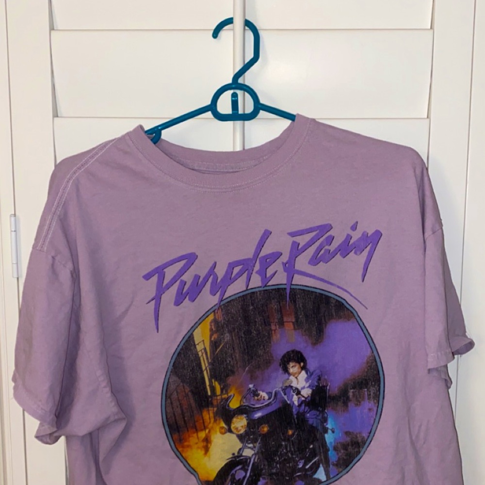 Brandy Purple Rain graphic tshirt(cropped version)